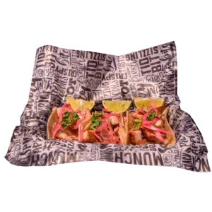 18 TACOS DE CHICHARRON (1) (1) SMOKED PORK BELLY TACOS